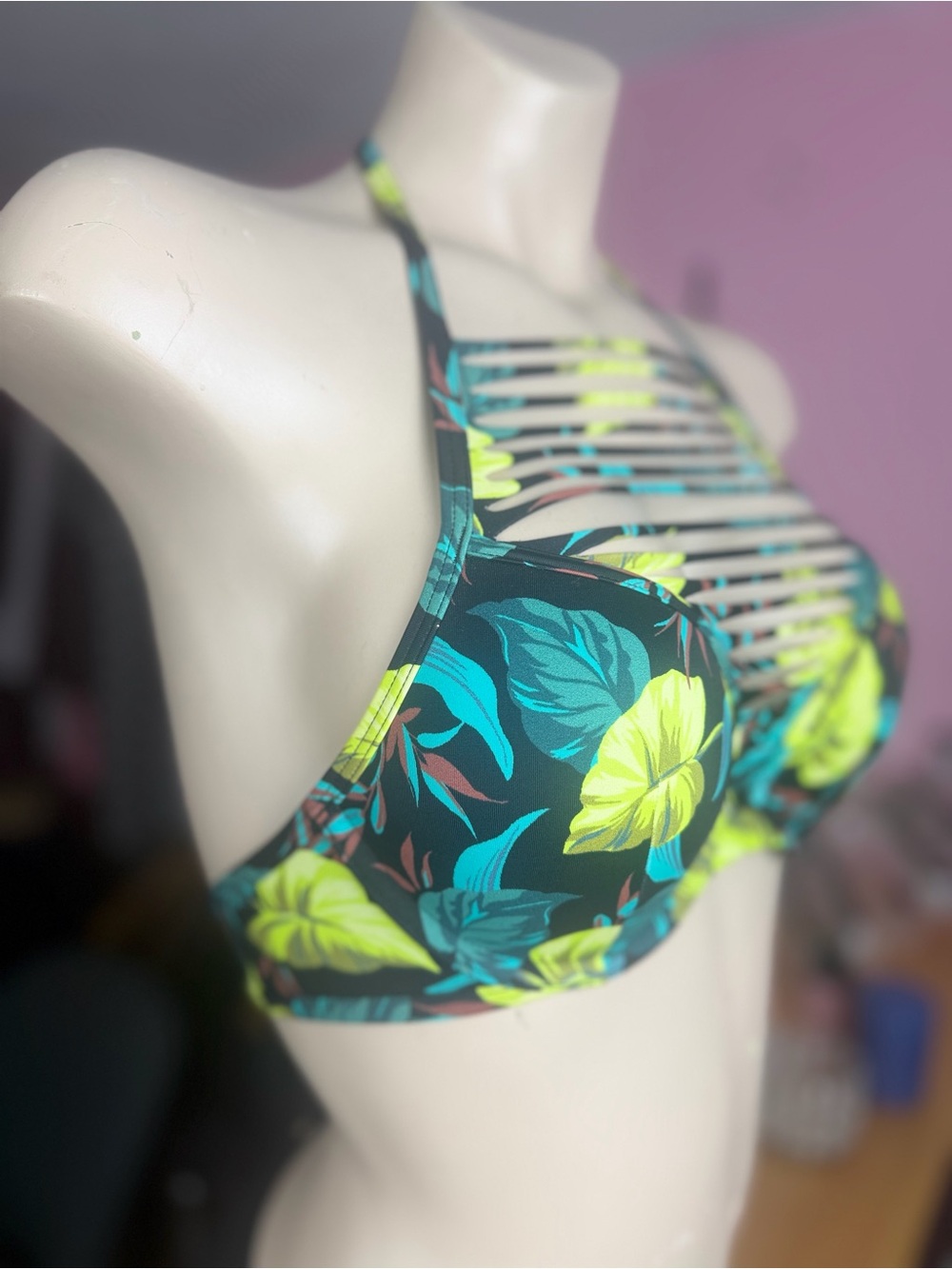 Victoria’s Secret Push-Up Bikini Set Small NWT Tropical Print - Picture 5 of 14